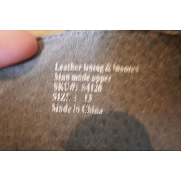 Alpine Swiss Leather Canvas Men's Boot - Picture 7 of 7